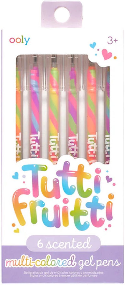 Ooly - tutti fruitti - 6 gel pens with fruit scent
