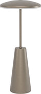 Lampada da tavolo Eglo piccola - dimmer touch - wireless - 28 cm - bronzo scuro - luce bianca orientabile - ricaricabile - outdoor e indoor