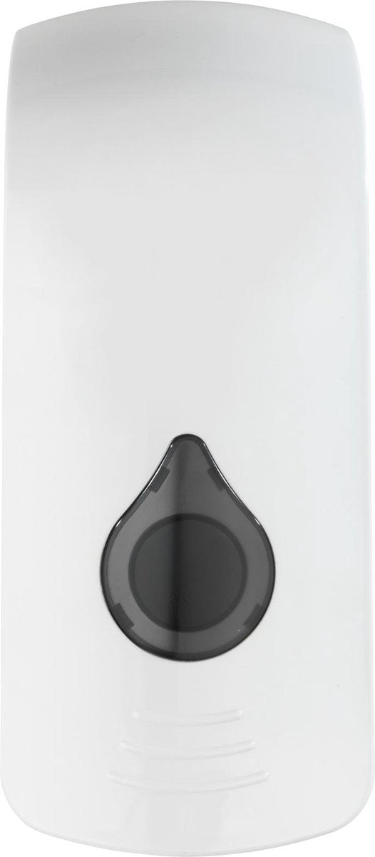 Dispenser di sapone disinfettante Wenko Ranera l - 750 ml in plastica bianca - montaggio a parete - pompa per sapone