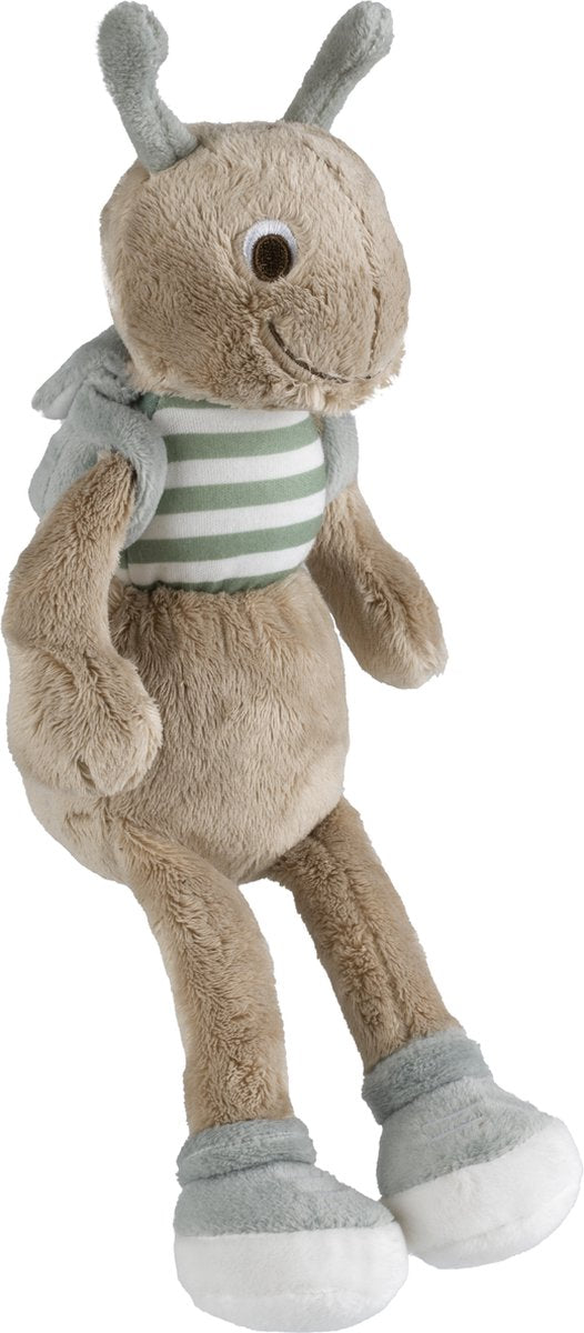 Happy horse mier aron knuffel 28cm - bruin groen - baby knuffel