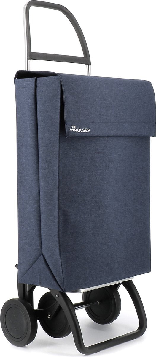 Carrello spesa Rolser jean tweed - 4 ruote - marino