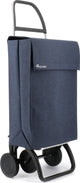 Carrello spesa Rolser jean tweed - 4 ruote - marino