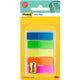 Index post-it translúcido 12x43mm 20 pestañas verde, naranja, rosa, amarillo, azul