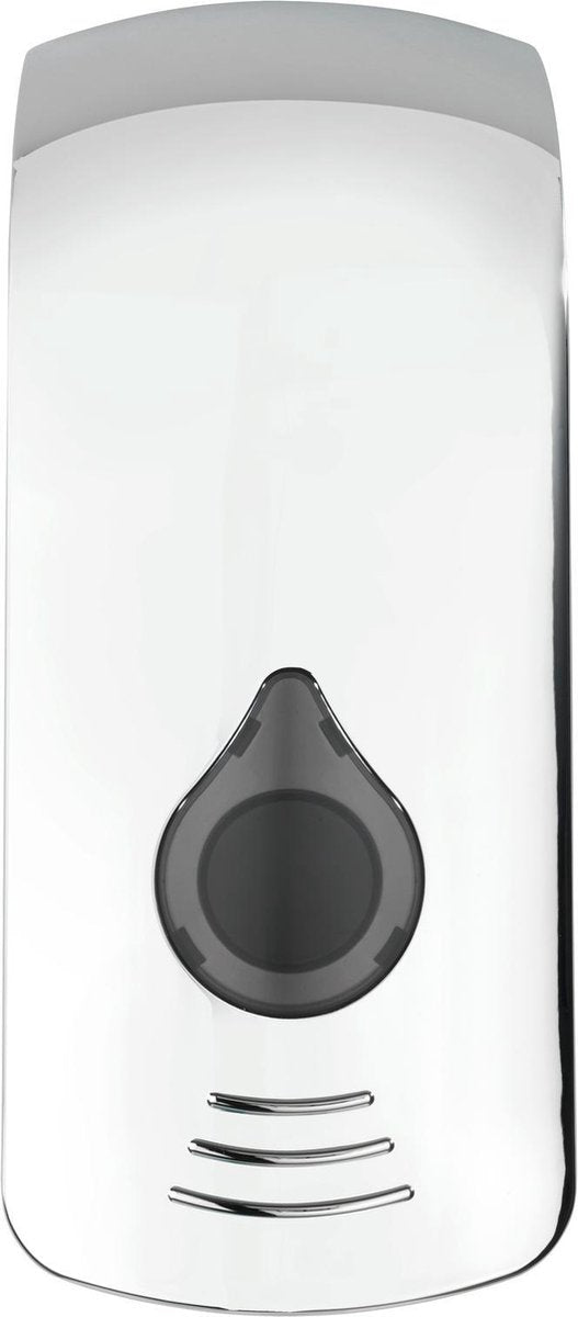 Dispenser di sapone disinfettante Wenko Ranera l - 750 ml in plastica cromata - montaggio a parete - pompa per sapone