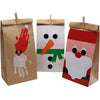 Bolsas de papel de Creativ Company Brown, 50º.