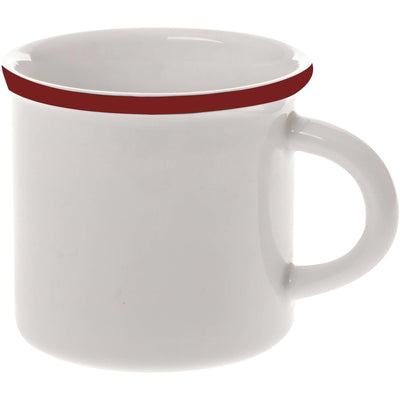 Palmer tazza retrò 30cl bordo rosso 6 pz