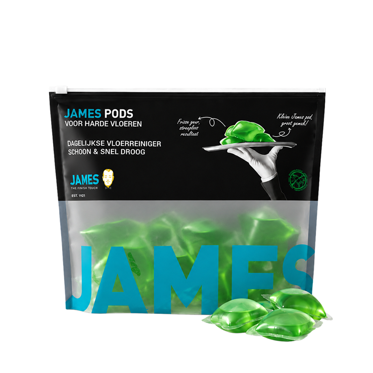 James 1079378 - detergente per pavimenti - cialde pulisci asciugatura rapida | 5 pezzi