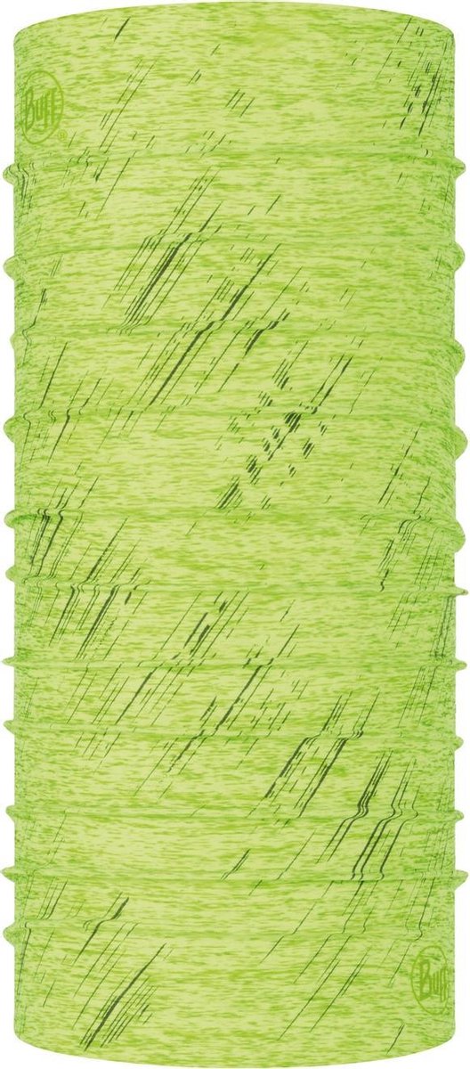 Buff coolnet uv+ riflettente r-lime htr - multifunzionale - protezione solare