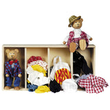 Goki Poppenhuis Berenpopjes + ropa - afbeelding 1
