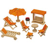 Goki tuinset poppenhuis