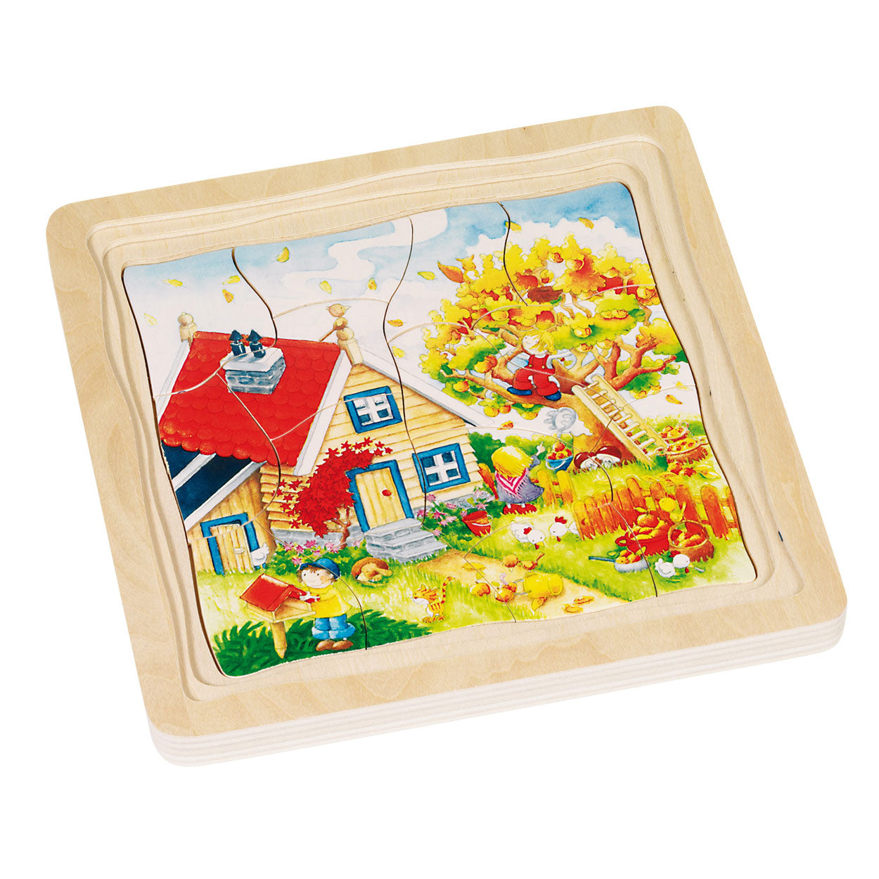 Season puzzle a 4 strati Goki, 54st.