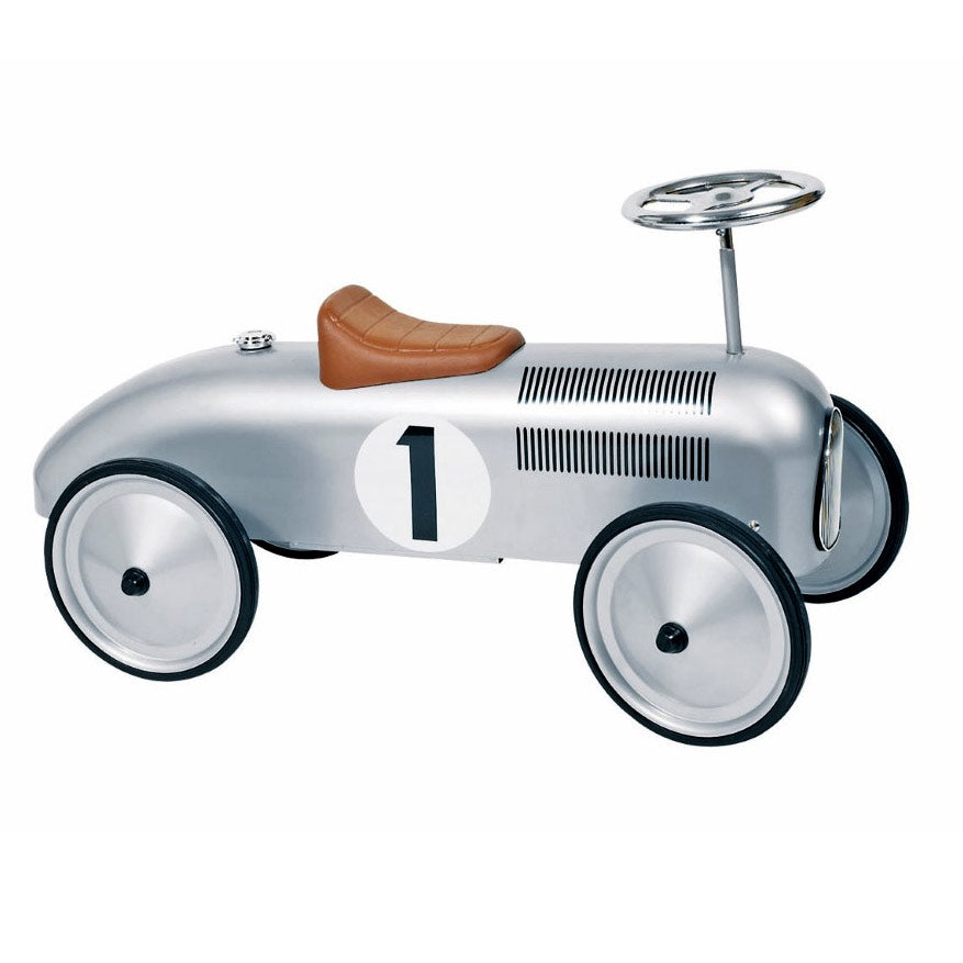 Goki Retro Walking Car Silver