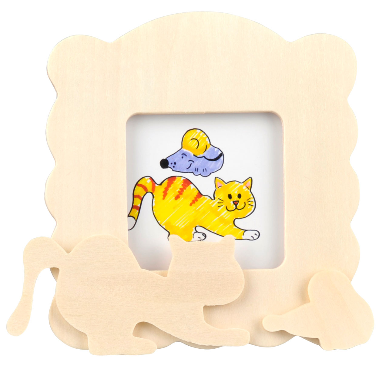 Goki kleur je eigen houten fotolijstje
