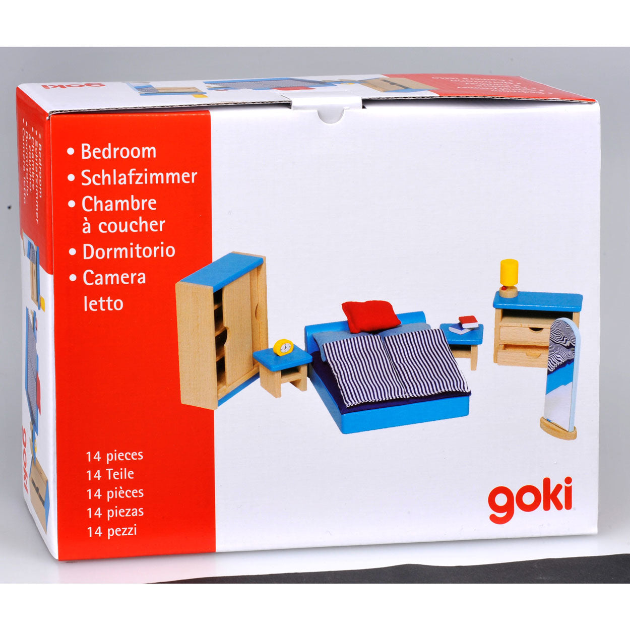 Camera da letto per mobili per bambole Goki
