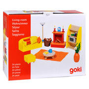 Goki poppenhuismeubeltjes: moderne woonkamer 24-delig (incl. toebehoren, excl. - afbeelding 2