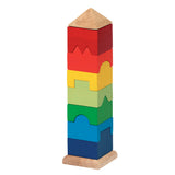 Torre de pila de madera Goki, 9dlg. - afbeelding 1