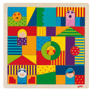 Goki houten boerderij puzzel, 43dlg. - afbeelding 1