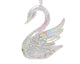 Decoris Ciondolo natalizio cigno iridescente 10cm