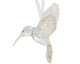 Decoris Ciondolo natalizio colibrì in plastica 10cm iris