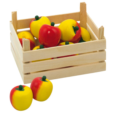 Goki Manzanas de madera en Coffin, 10dlg.