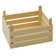 Goki houten groente- en fruitkist, set van 3