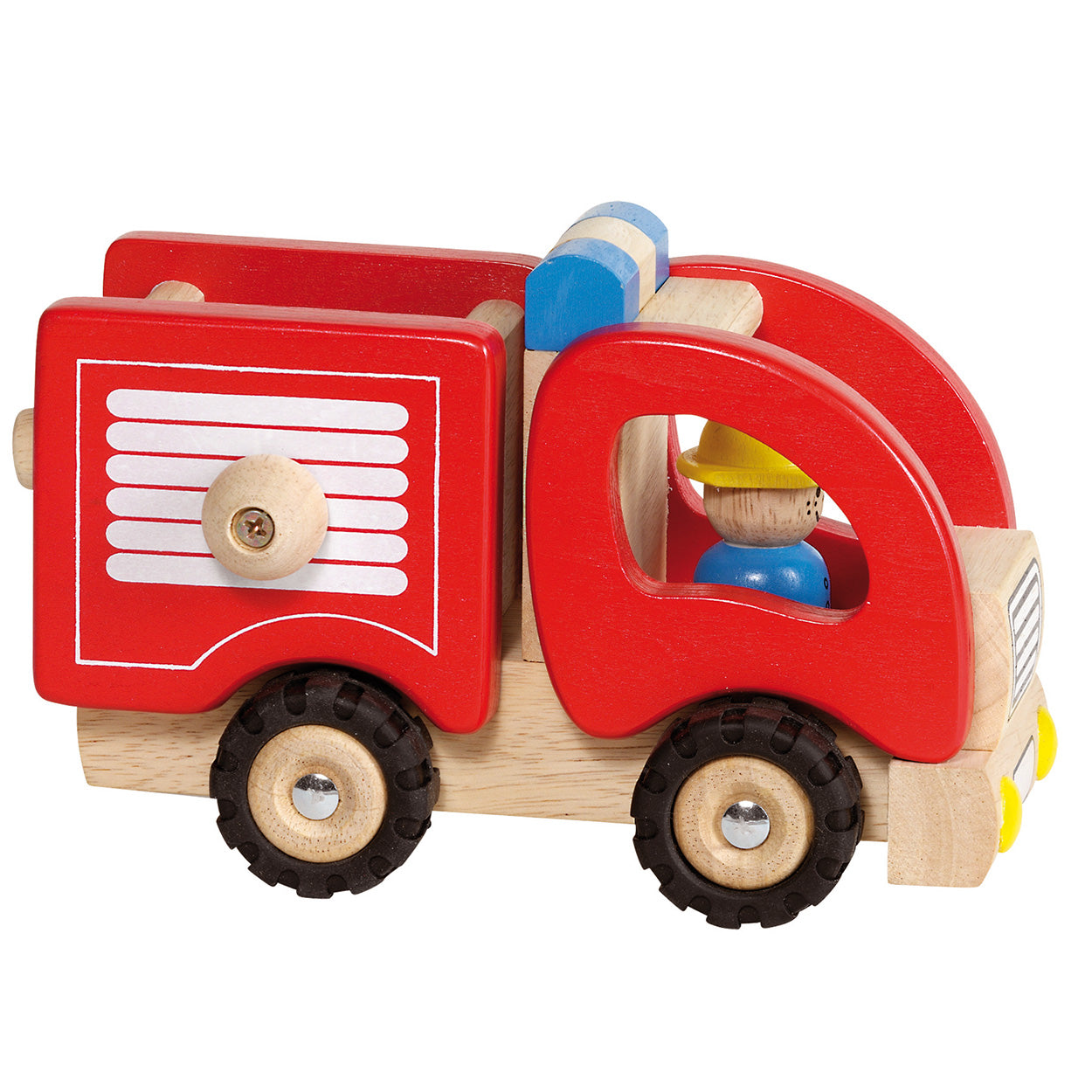 Camión de bomberos de madera de Goki