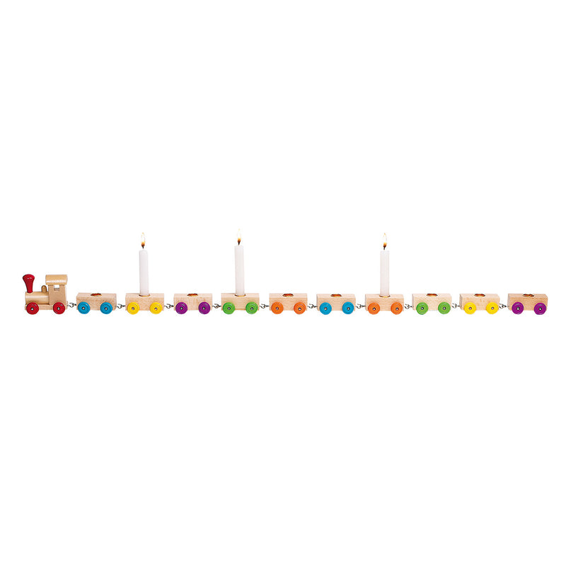 Goki houten verjaardagstrein, 75cm