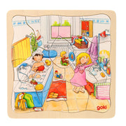 Goki Houten Lagenpuzzel Mijn dag - afbeelding 1