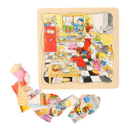 Goki Houten Lagenpuzzel Mijn dag - afbeelding 3