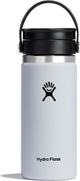 Tazza da caffè Hydro flask con coperchio largo e flessibile (473 ml) - bianca