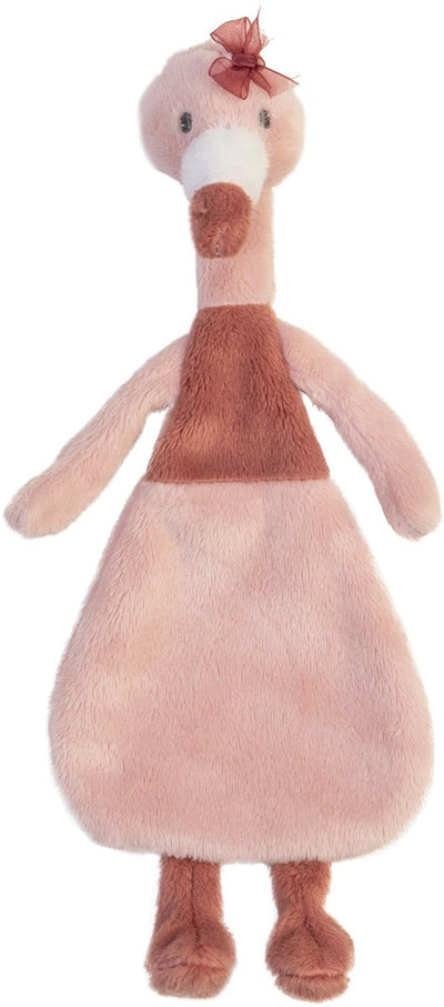 Happy horse flamingo fiddle cuddle cloth - old pink - baby gift