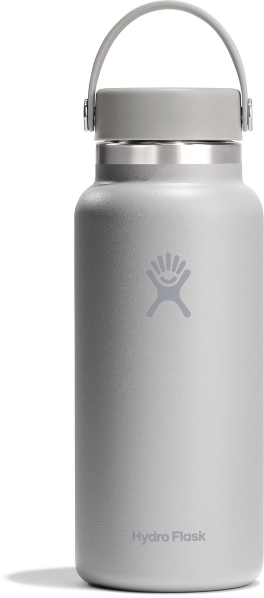 Borraccia Hydro flask a bocca larga con tappo flessibile (946 ml) - betulla