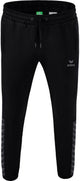 Erima essential team sweatbroek heren - zwart slate grey | maat: xl