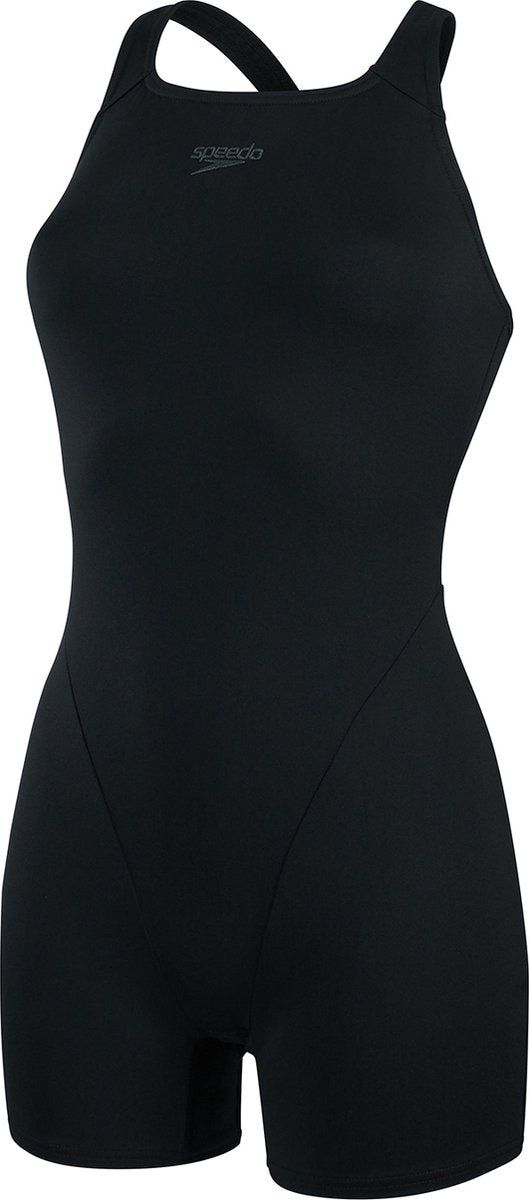Speedo eco+ legsuit dames sportbadpak - zwart