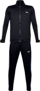 Tuta da ginnastica Under Armour UA Rival Knit Track Suit-BLK da uomo - Nera - Bianca