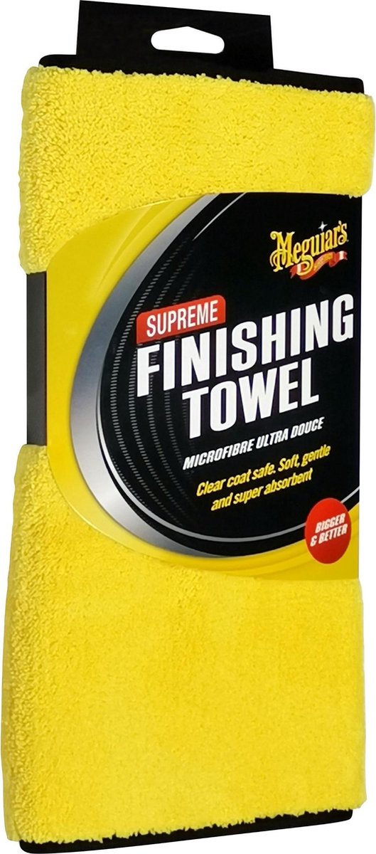 Meguiar's paño de secado supremo de meguiar's 50x30cm - paño de secado de microfibra para coche - muy absorbente - paño para detalles de coches