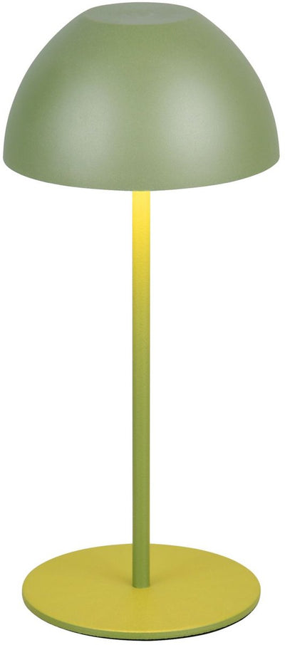 Rl vivi la tua realtà luminosa ortiz - lampada da tavolo - verde - incl. 1x SMD 2 W - on off touch - dimmer con sensore - connessione USB - funzione memoria - ricaricabile - cordless - lampada da esterno - IP44