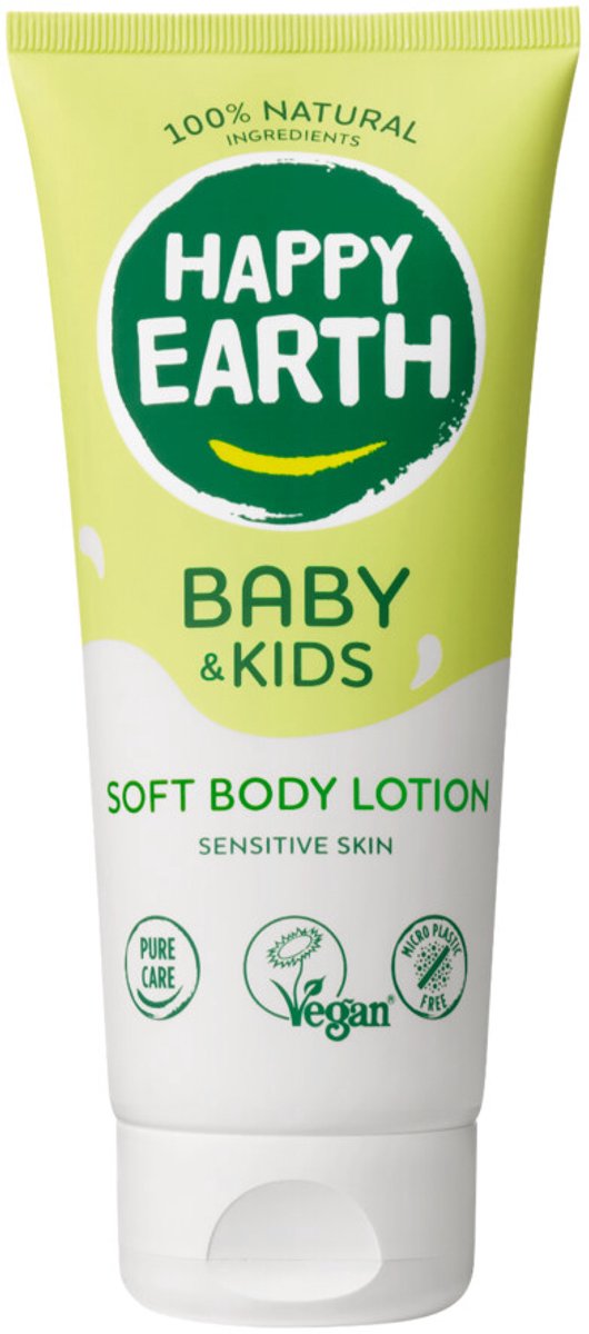 Happy earth baby kids 100% natural body lotion - 200 ml