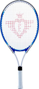 Racket da tennis con copertura e 2 palle blu