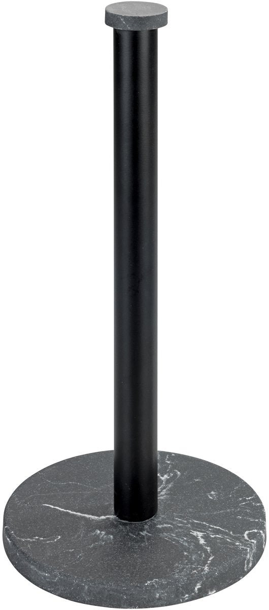 Unbrand sans marque portarrollos de cocina aspecto mármol negro 15-32 cm de pie metal plástico
