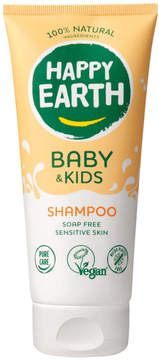 Champú 100% natural Happy Earth Baby Kids - 200 ml