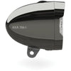 Axa led voorlicht koplamp 706 batterij 15 lux dark chrome blister
