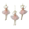 Decoris kersthanger muis polyester 9x4x19,5cm