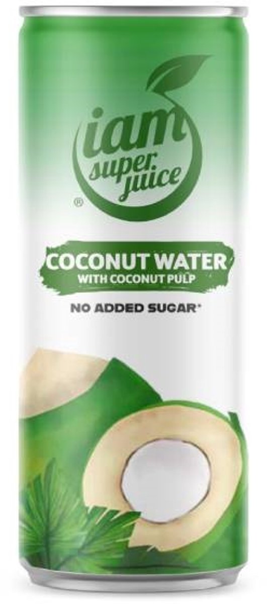 I am superjuice acqua di cocco 12x0,33l - - Acqua di cocco pura al 100% - senza: zuccheri aggiunti, dolcificanti, conservanti, concentrato, coloranti o altri additivi - 100% pura naturale - bevanda al cocco