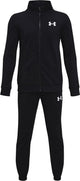 Tuta da ginnastica da ragazzo Under Armour Ua Rival Knit-BLK - nera - bianca