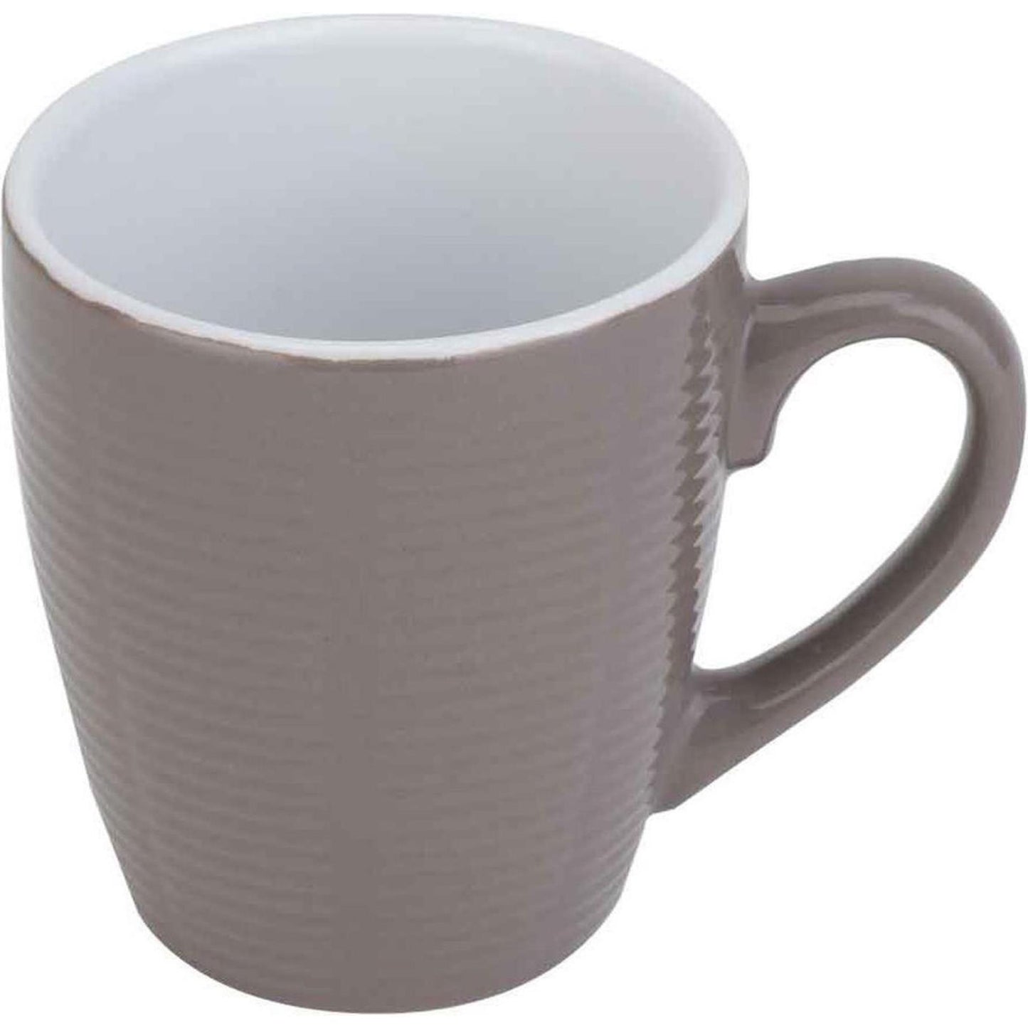 Taza acogedora y moderna senseo polina acanalada 190 ml taupe