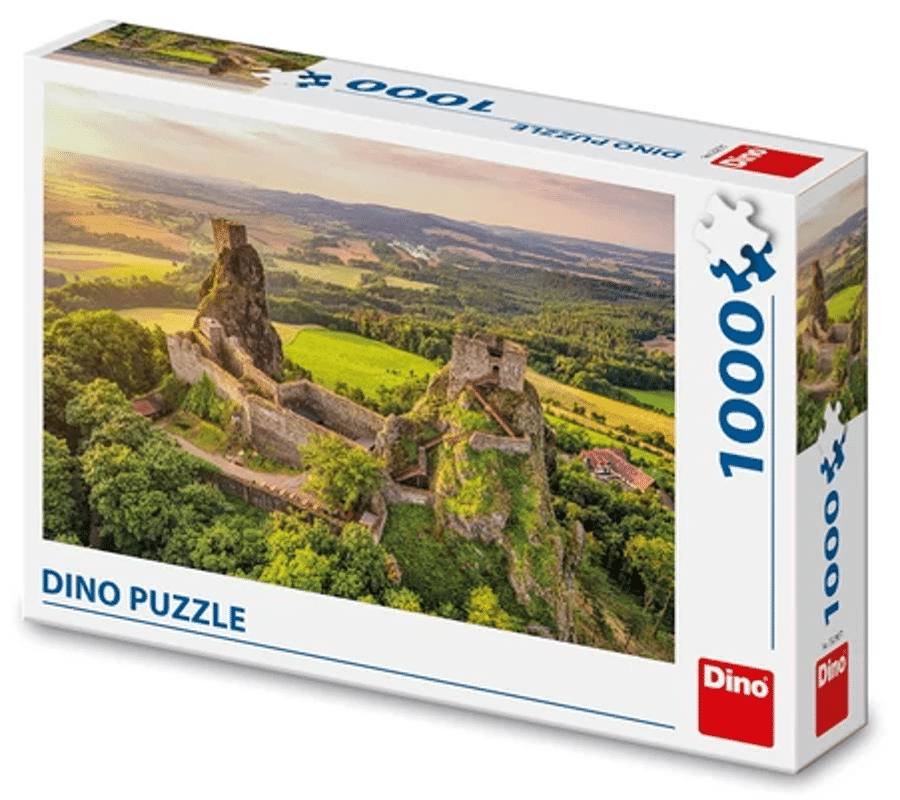 Dinotoys Dino Puzzle - Castello Trosky nella Repubblica Ceca - 1000 pezzi