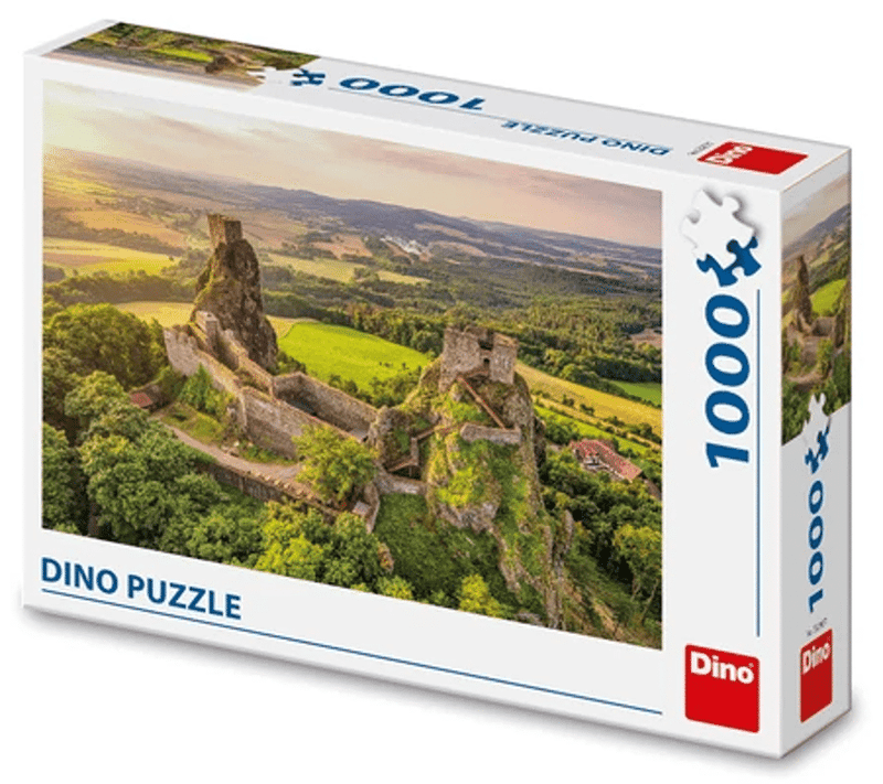 Dinotoys Dino Puzzle - Castello Trosky nella Repubblica Ceca - 1000 pezzi
