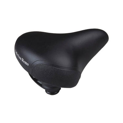 Selle San Remo Bicycle Saddle Citybike Unisex with corner protection black