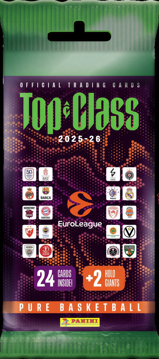 Panini - euroliga primera clase 2025 2026 tc - fat pack